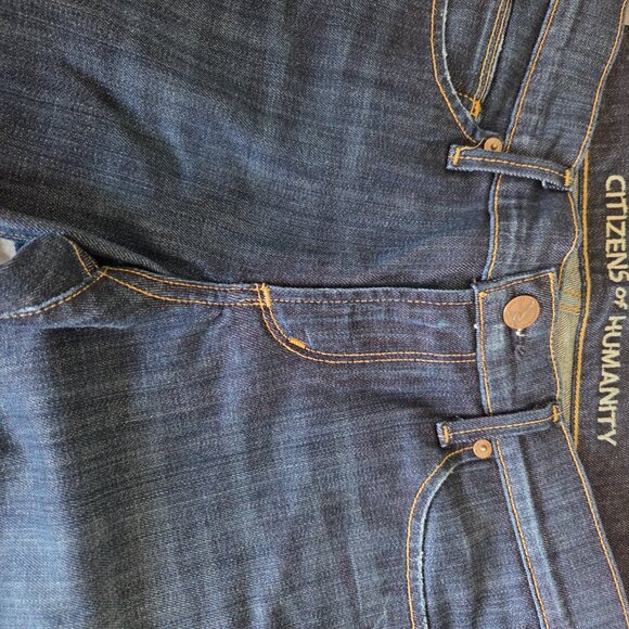 Citizens of Hunanity Dita Petite Bootleg darkwash jeans. Size 27P - Picture 2 of 7